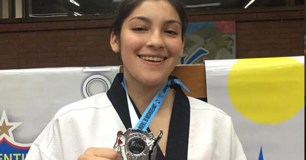 Oriana Pérez fue subcampeona nacional en Buenos Aires