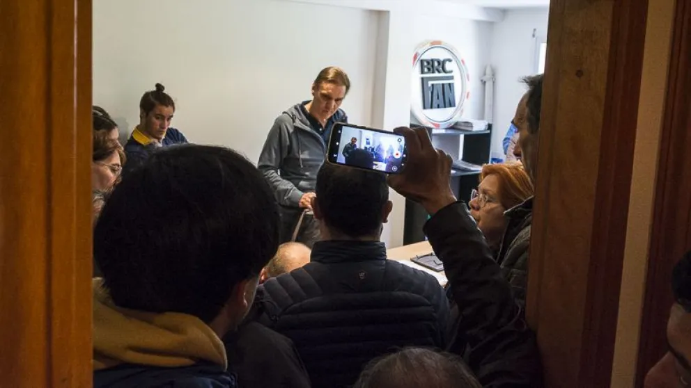 Padres, madres e hijos con Fabián Szewczuk (Foto: Tonny Romano)