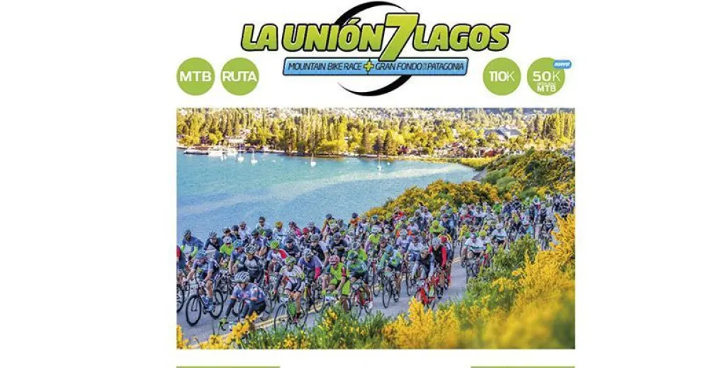 Corte de ruta en Siete Lagos por competencia de ciclismo