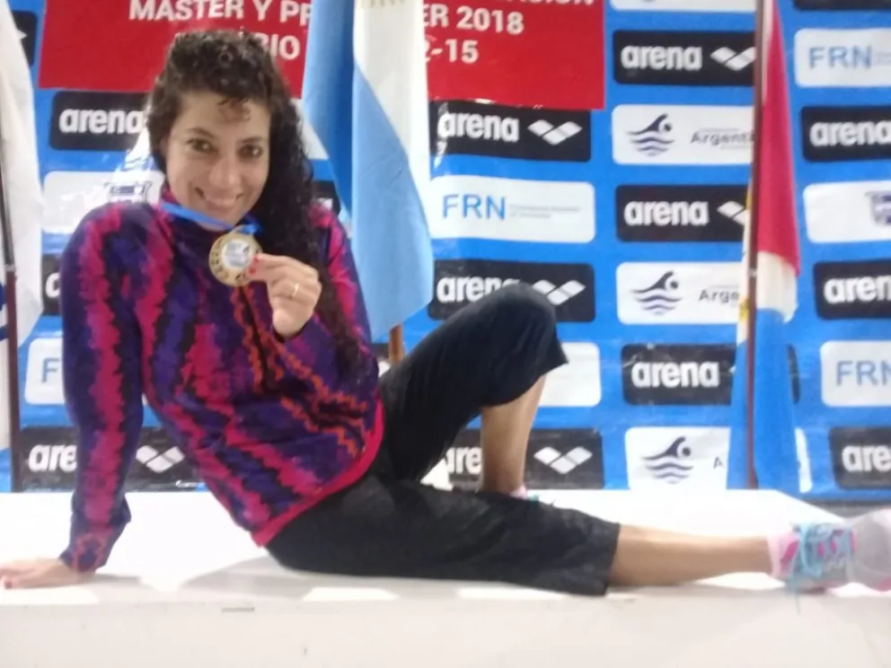 Roxana Pescader vuelve a buscar el título sudamericano de natación máster   