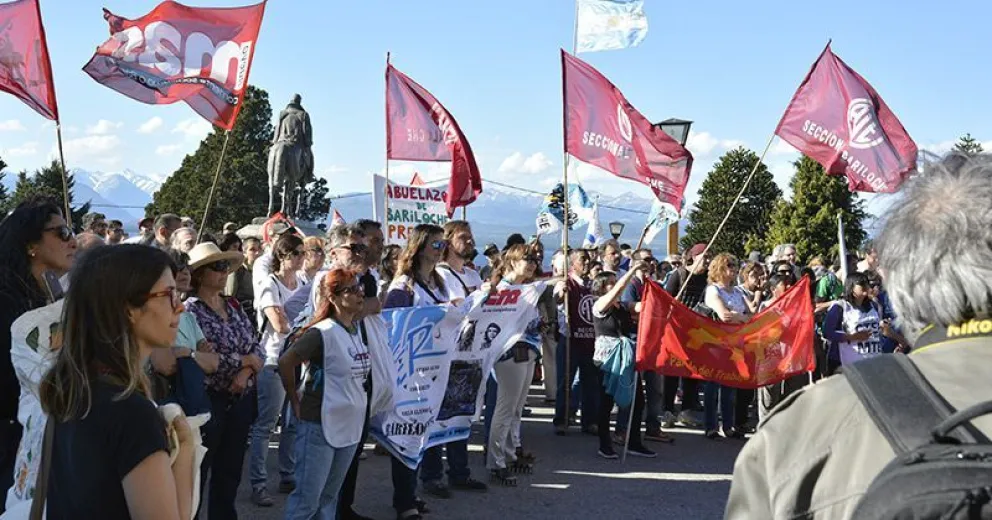 Concentración en el Centro  Cívico en apoyo a Evo Morales