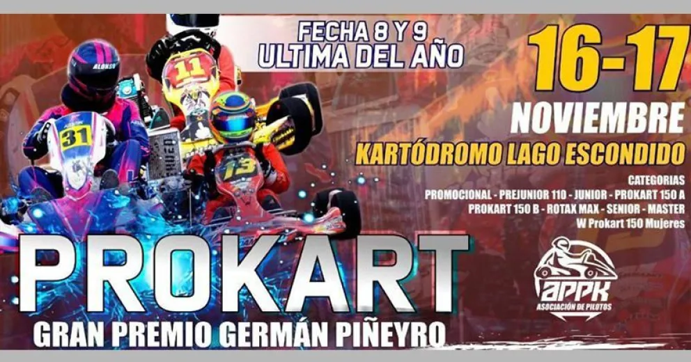 El karting define sus campeonatos en Lago Escondido