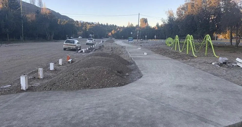 La semana que viene continuarán con las obras del Paseo del Oeste