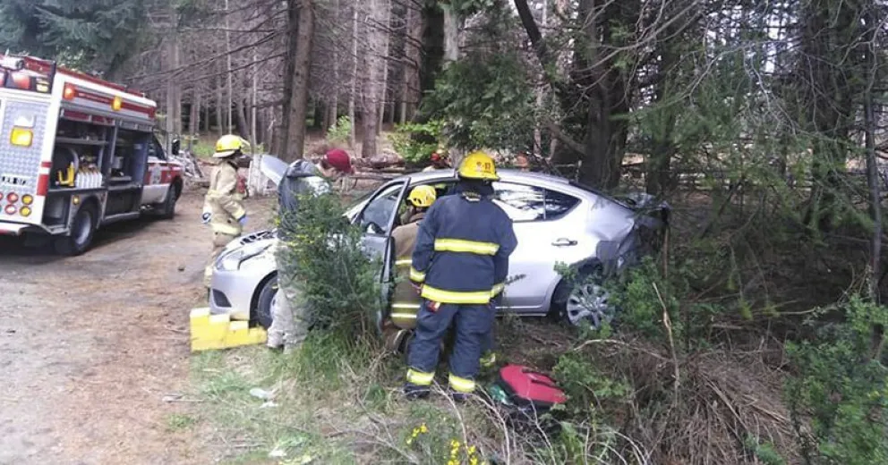 Una turista lesionada en un accidente de tránsito  