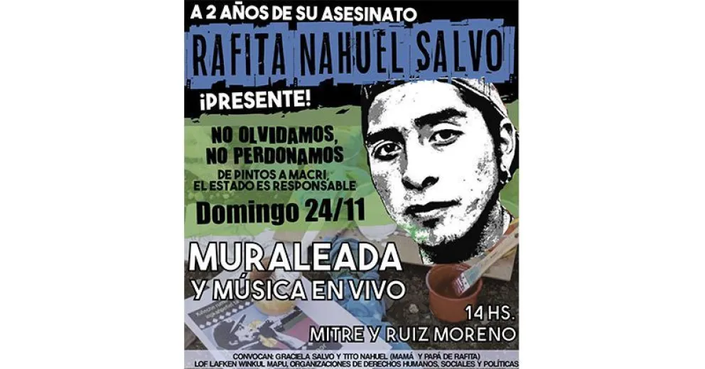 Memoria y Justicia a dos años del asesinato de Rafael Nahuel