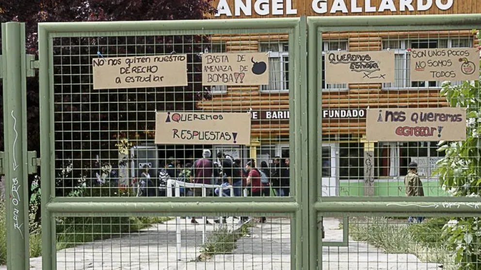 Suspendieron actividades en la ESRN 37 por reiteradas amenazas de bomba