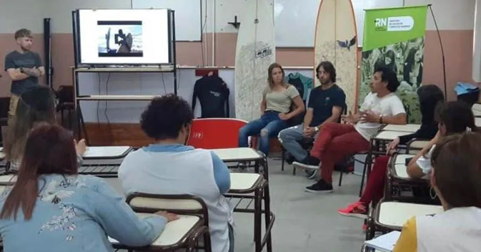Un momento de las charlas de presentación.