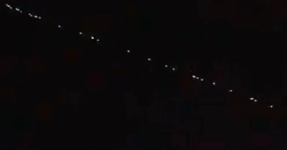 ¿Qué podrían ser las curiosas luces que se vieron en el cielo de Bariloche?