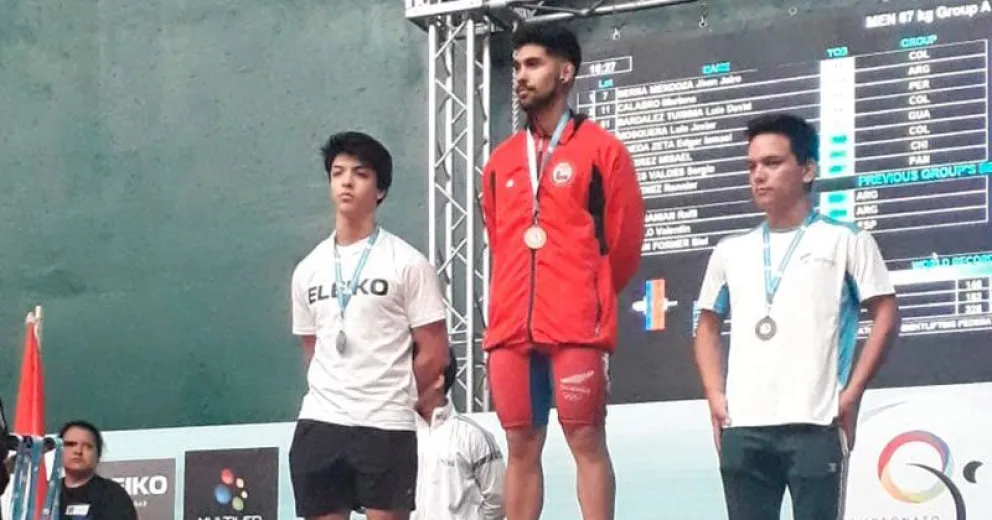 Medallas de plata para Dante Pizzuti y Katherina Szebun en el Sudamericano