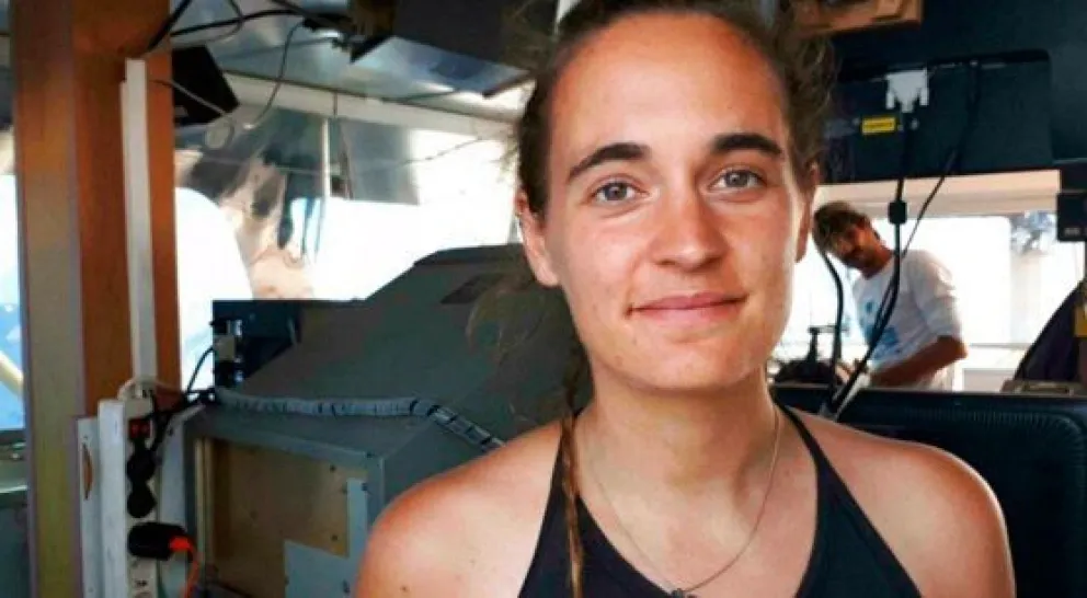 Carola Rackete, atracó en Italia salvando inmigrantes libaneses