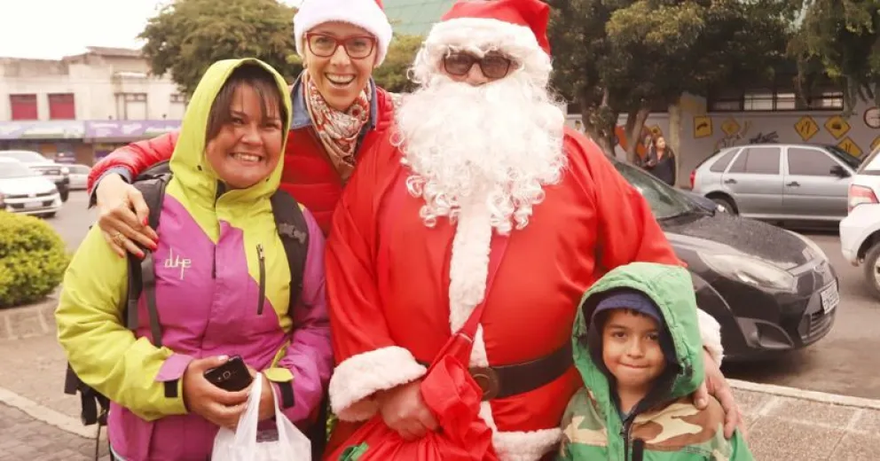 Los más pequeños se llevaron una sorpresa en la calle Onelli