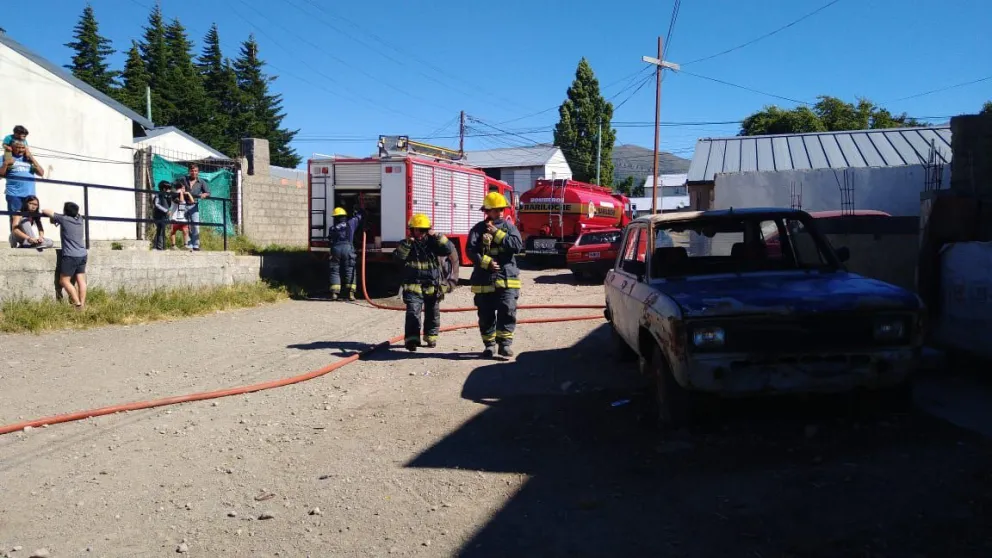 Susto en una vivienda por principio de incendio