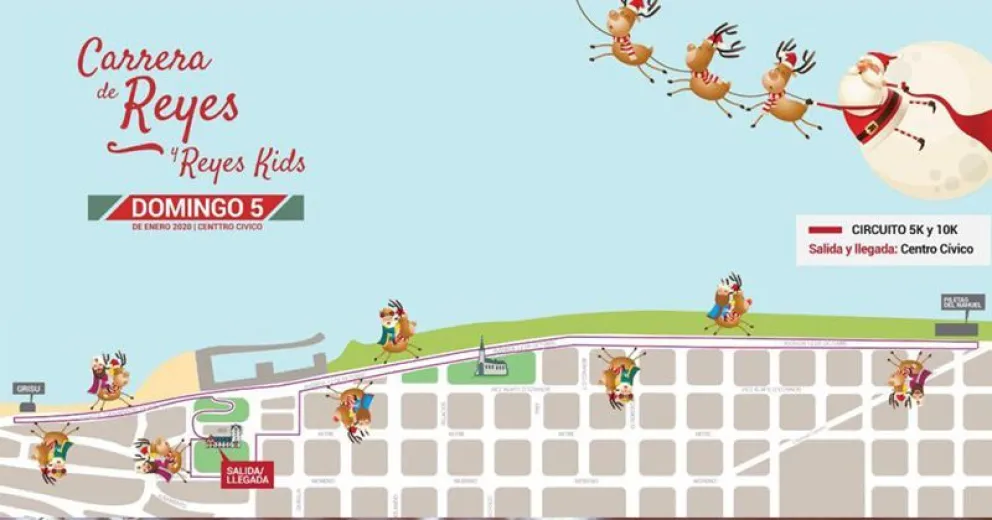 Este domingo se corre la Carrera de Reyes