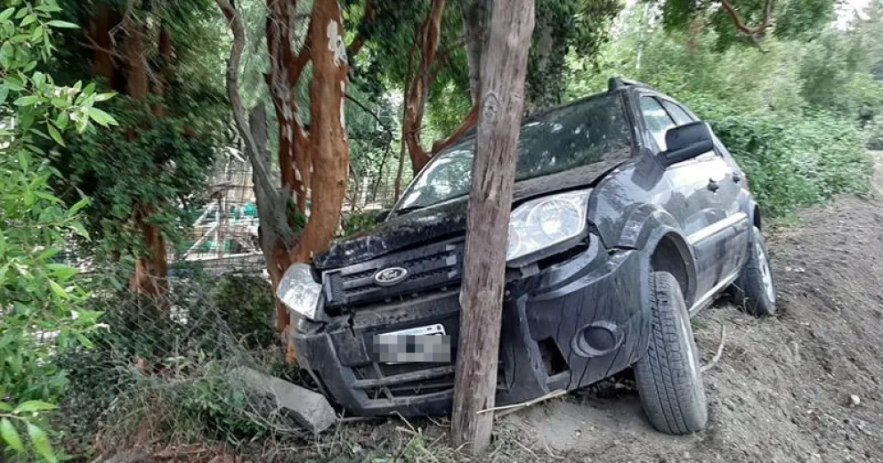 Despiste de una camioneta