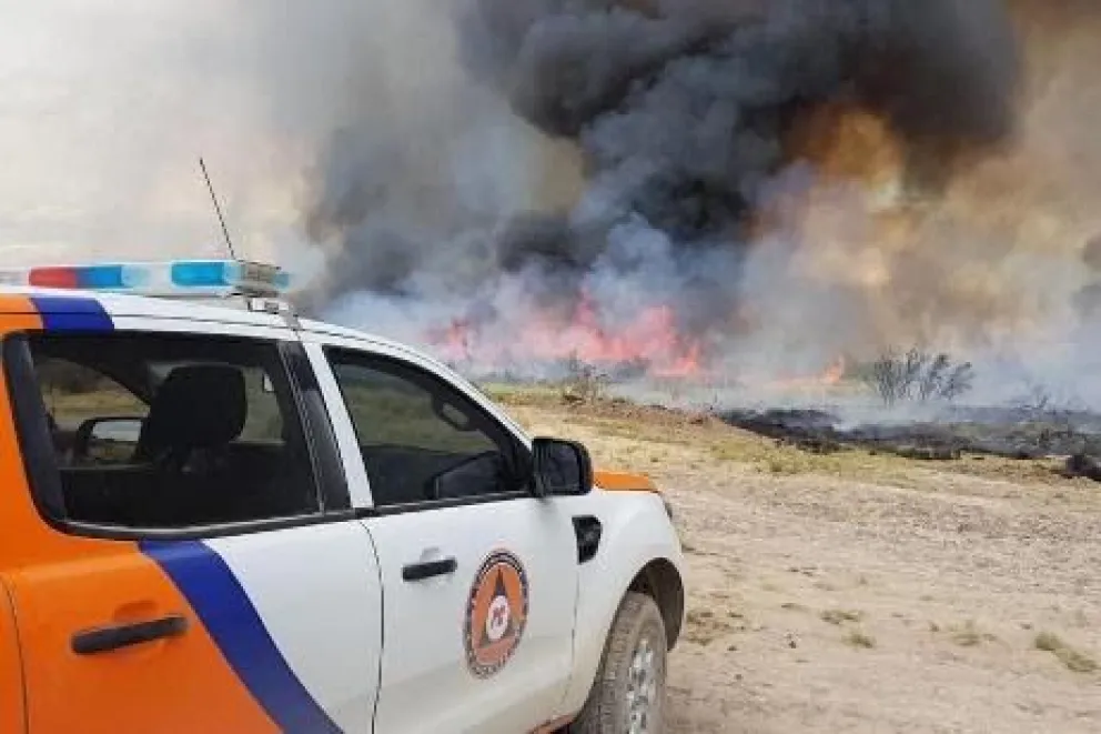 Incendio en Las Grutas: la Ruta Nacional 3 se encuentra normalmente habilitada