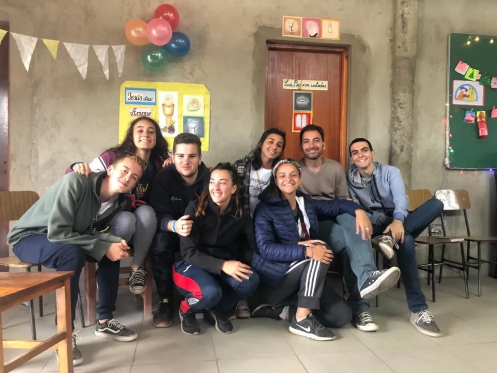 Jóvenes lasallanos hicieron tareas sociales y comunitarias