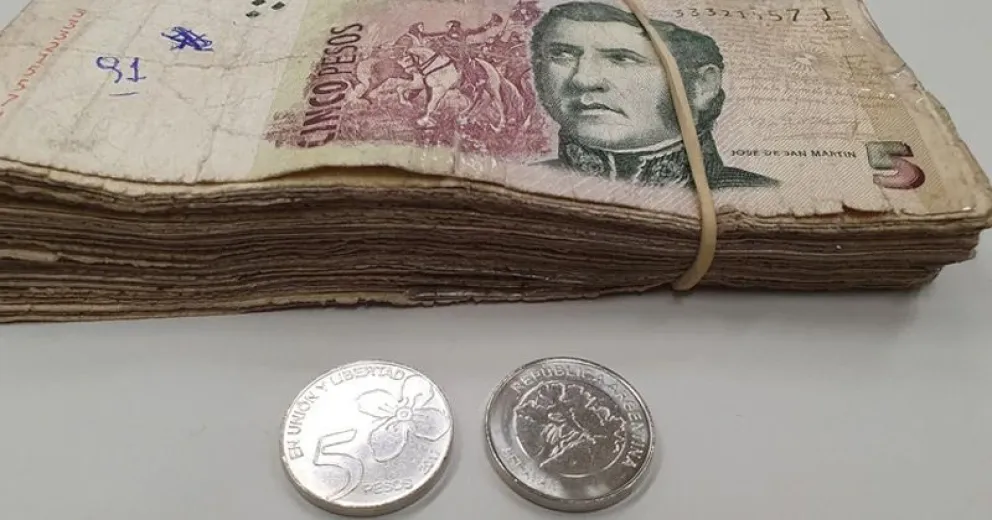 Últimos días para utilizar los billetes de 5 pesos
