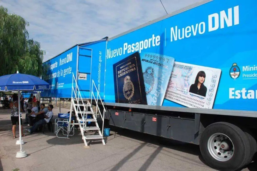 Desde el lunes se podrá tramitar el DNI y el pasaporte en distintos puntos de Bariloche 