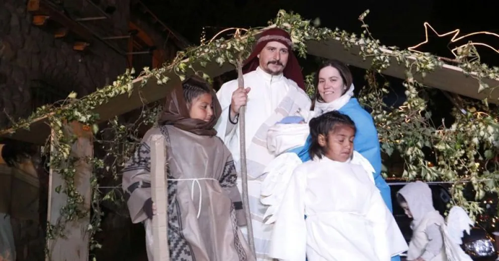 El pesebre viviente cerró la Navidad en Bariloche