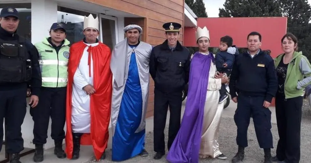 Los Reyes Magos cautivaron en Bariloche