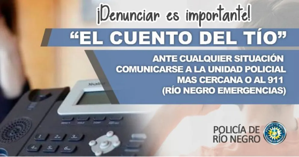 Recomendaciones para evitar estafas por “El Cuento del Tío”