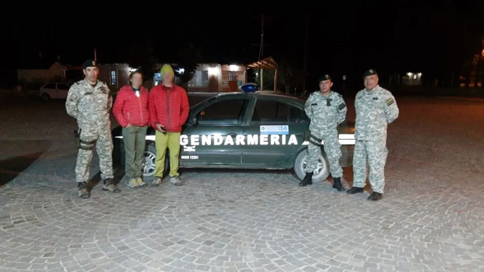 Gendarmería halló a dos turistas  franceses que creían desaparecidos