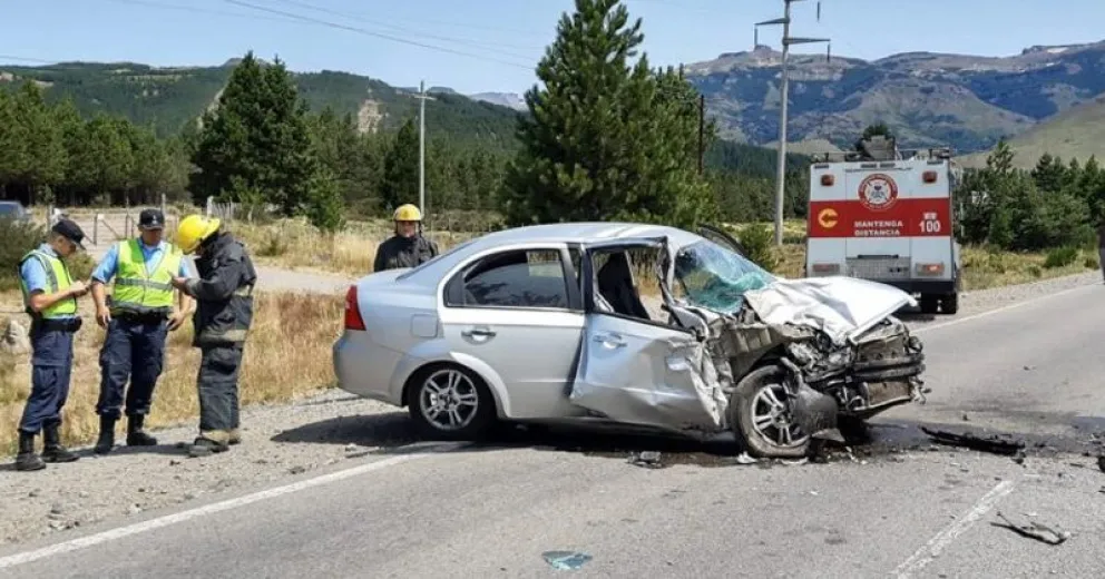 Chocó de frente contra una camioneta cuando intentaba sacar una abeja de su auto