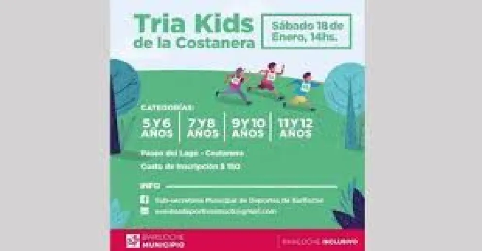 Llega el Tria Kids en el Paseo del Lago
