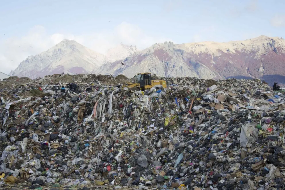 Un joven llevó chocolatada y pan a la gente que come del vertedero
