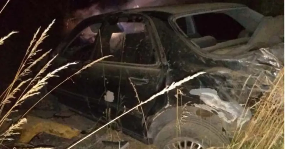Chocaron en Bustillo contra una torre hidrante y un poste de luz