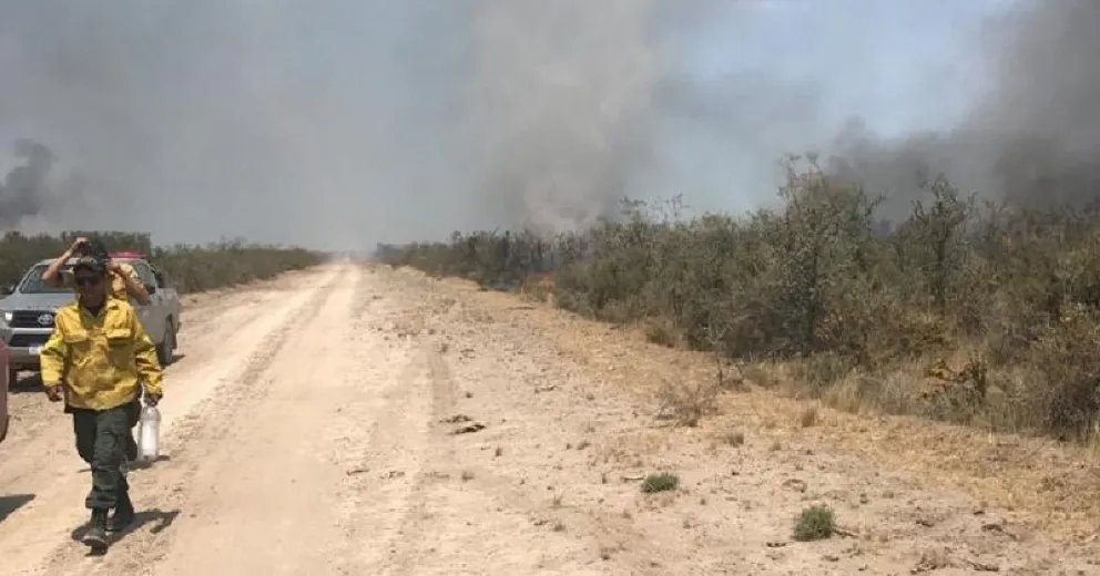El incendio en Guardia Mitre está controlado