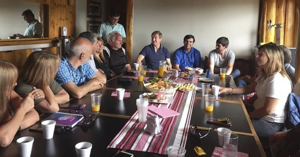 Tortoriello expuso en Bariloche sus intenciones de presidir el PRO