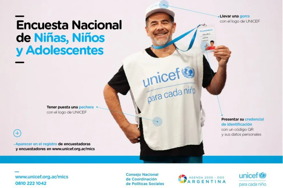 Encuestadores de UNICEF visitan  algunos domicilios en nuestra ciudad