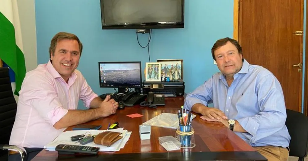 Pogliano recibió a Weretilneck en El Bolsón