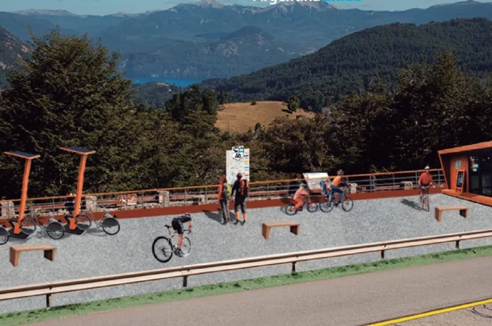 Quieren que se construya una  ciclovía en la Ruta de los Siete Lagos