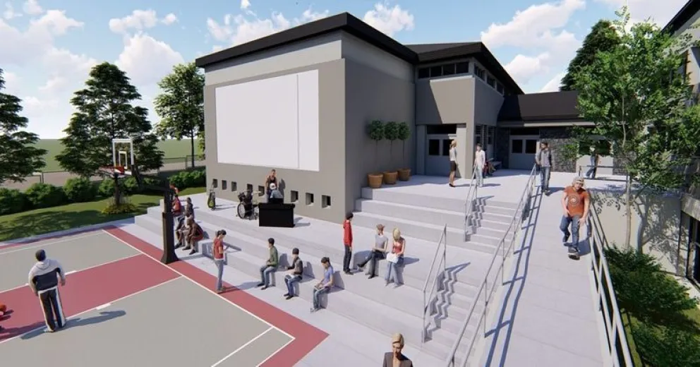 Se licita la construcción del nuevo  SUM para el colegio “Ángel Gallardo”