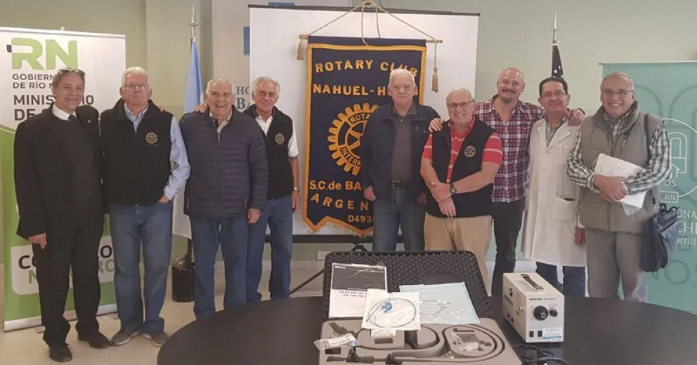 El Rotary Club Nahuel Huapi donó importante equipamiento para pediatría