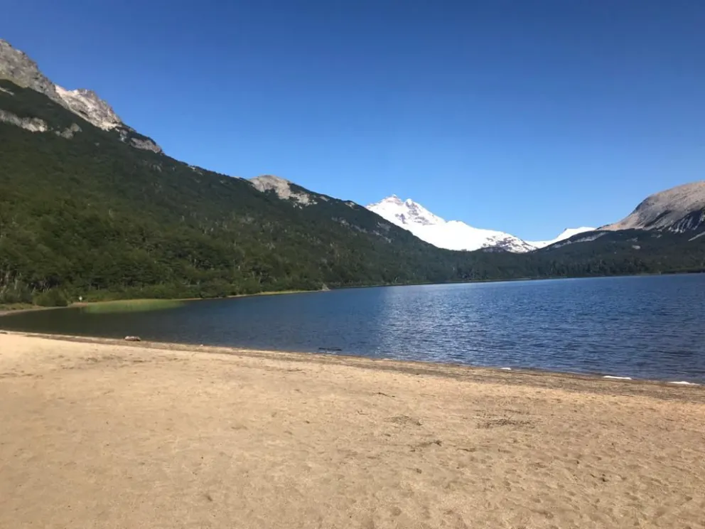 Inicio de trabajos en el camino a cerro Tronador