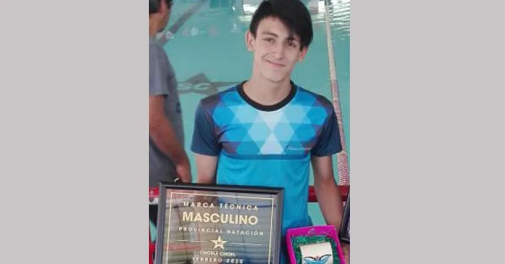 Juan Cruz Ortíz es otra vez campeón nacional en los 200 metros combinados
