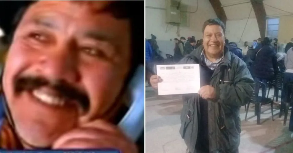 Sabino Morales: “Hola vieja. ¿A que no sabés desde adónde te estoy llamando?”