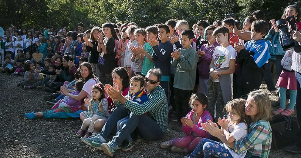 Inauguración del edificio del jardín de infantes 129, un trabajo en conjunto