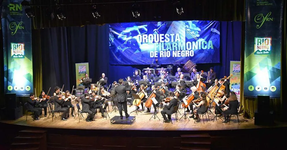 La Filarmónica Río Negro toca en Dina Huapi y Bariloche