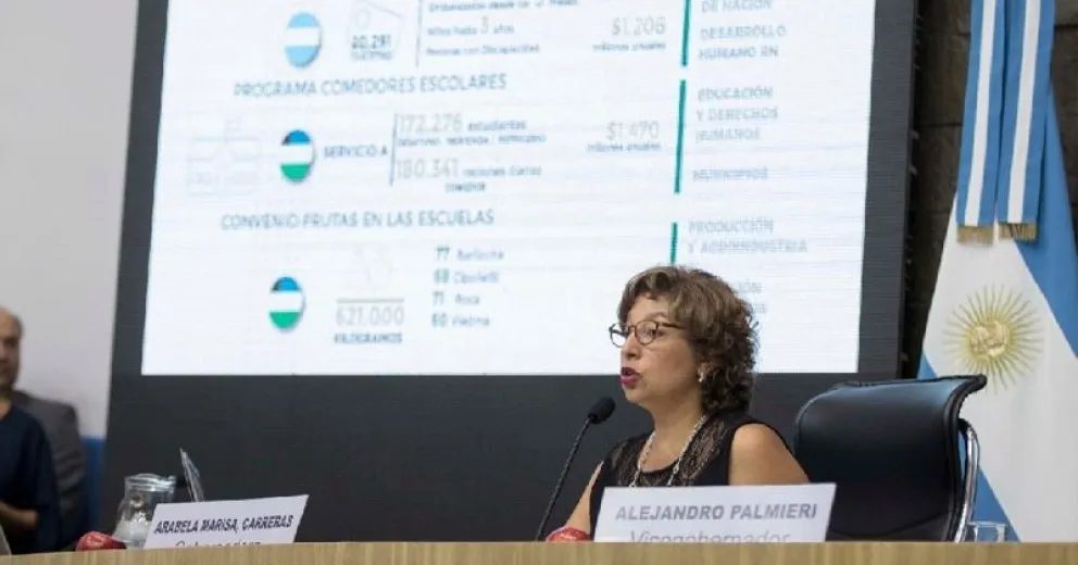Arabela presentó Río Negro Nutre, para "una mejor alimentación y entornos saludables"