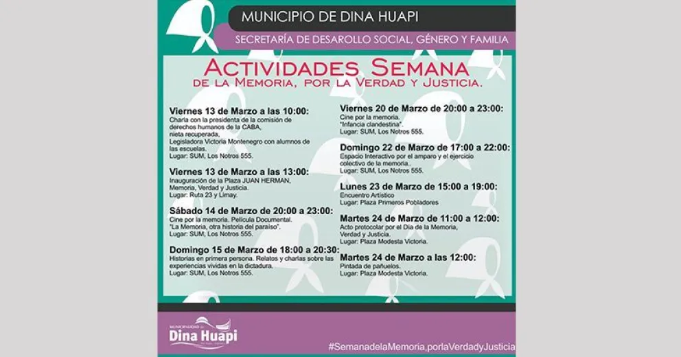 Invitan a charla de la legisladora Victoria Montenegro en Dina Huapi