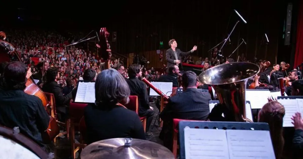 Más de 1000 personas vibraron al ritmo de la Filarmónica en la Zona Andina