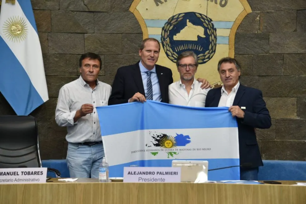 Palmieri felicitó a héroes que integran el Observatorio Malvinas Argentinas