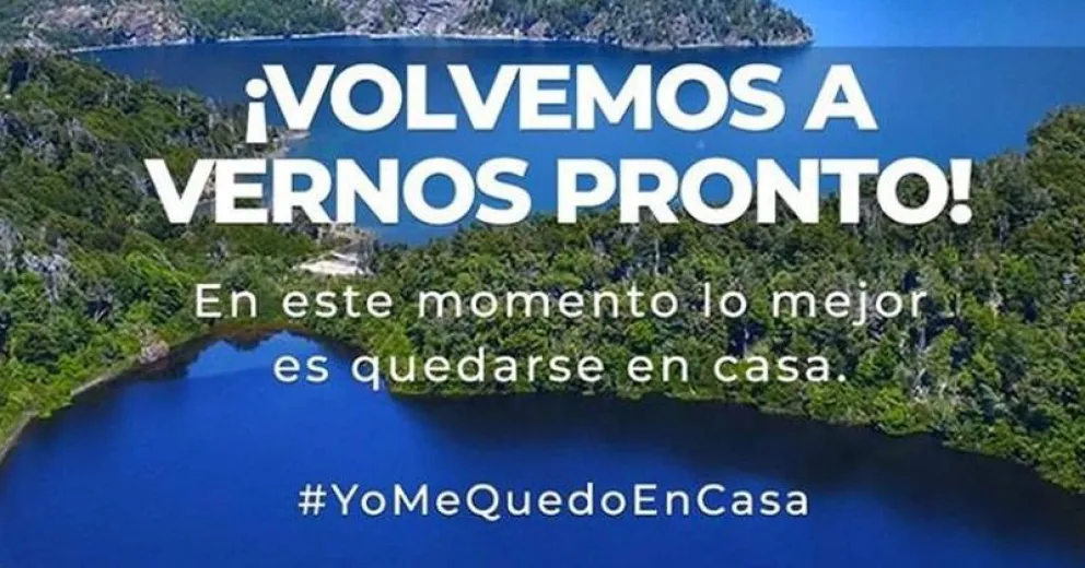 Bariloche se suma a la campaña #YoMeQuedoEnCasa