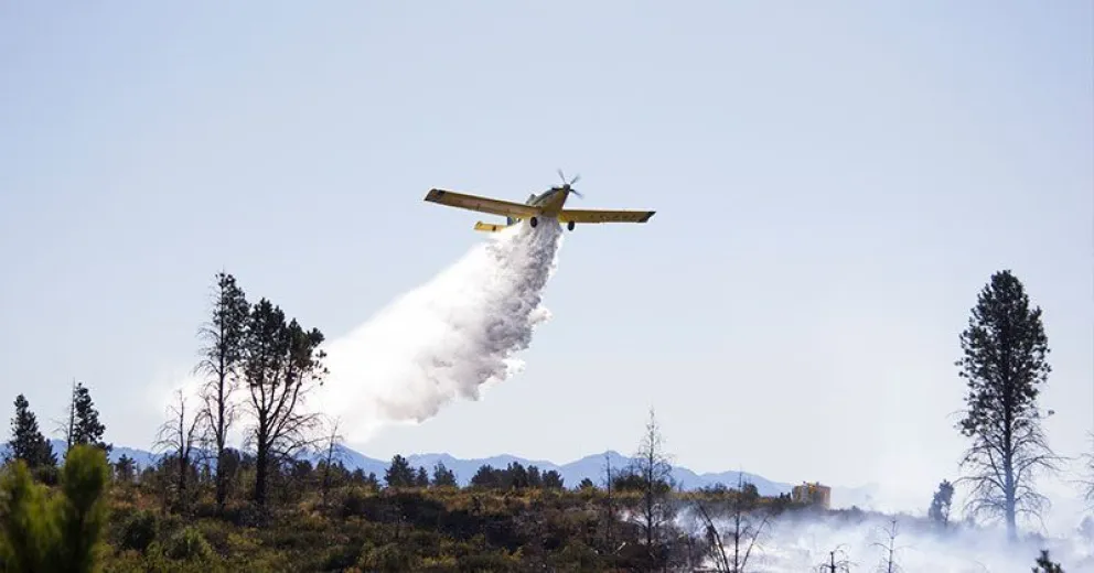Combatieron un incendio en Circunvalación
