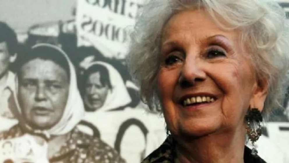 Estela de Carlotto envió un afectuoso saludo a la UNCo