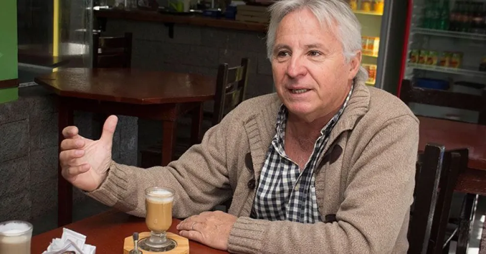 Carlos Martínez, campeón argentino de esquí y uno de los máximos exponentes de este deporte